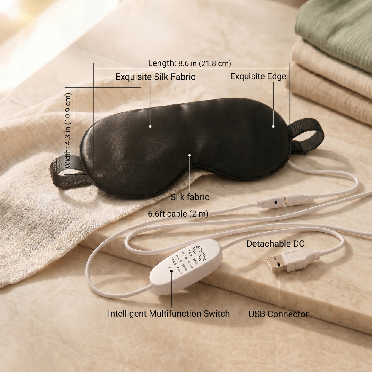 Mole Luxe™ Heated Eye Mask
