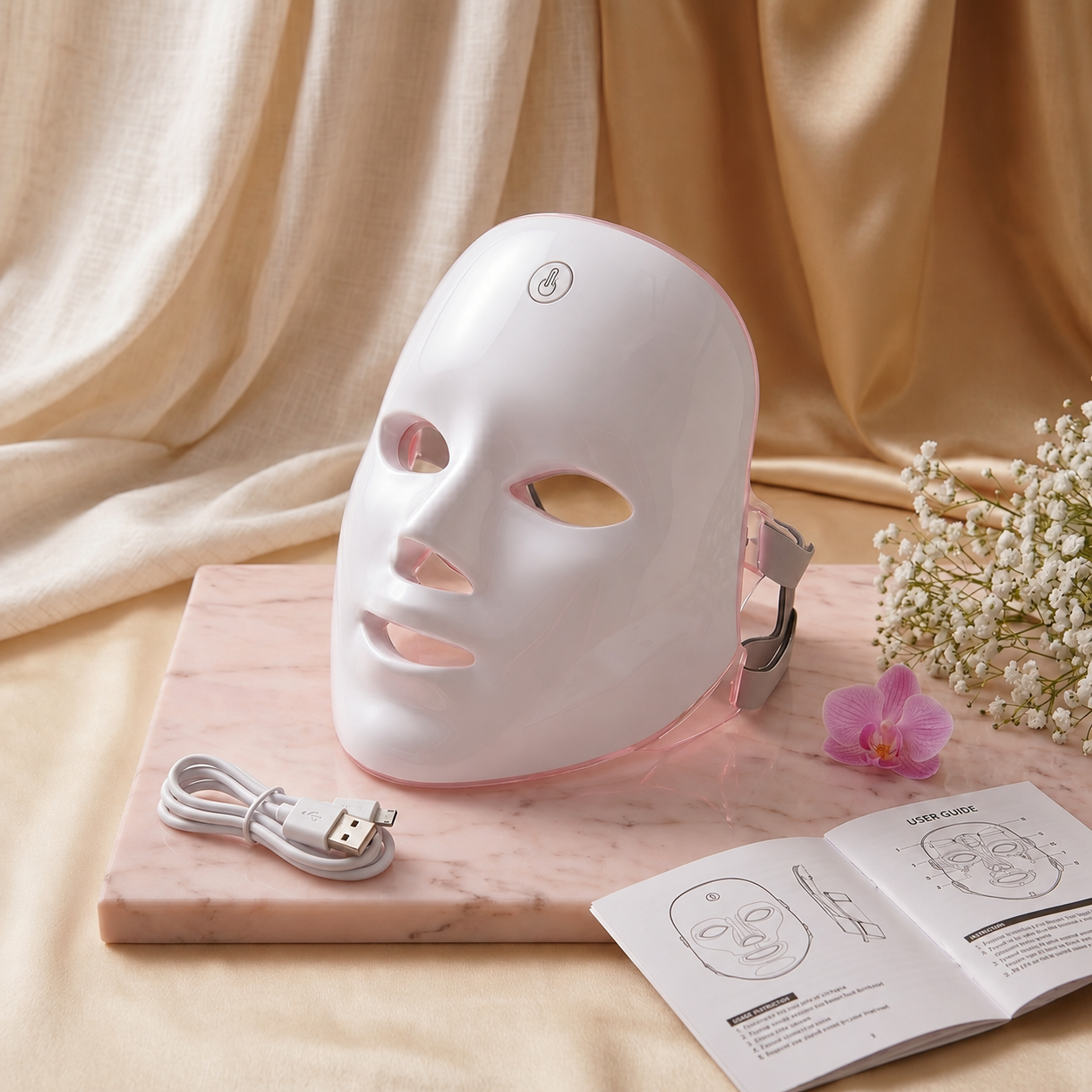 Mole Luxe™ 7-Color LED Light Therapy Mask